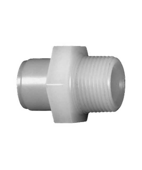 Adaptador macho PVDF